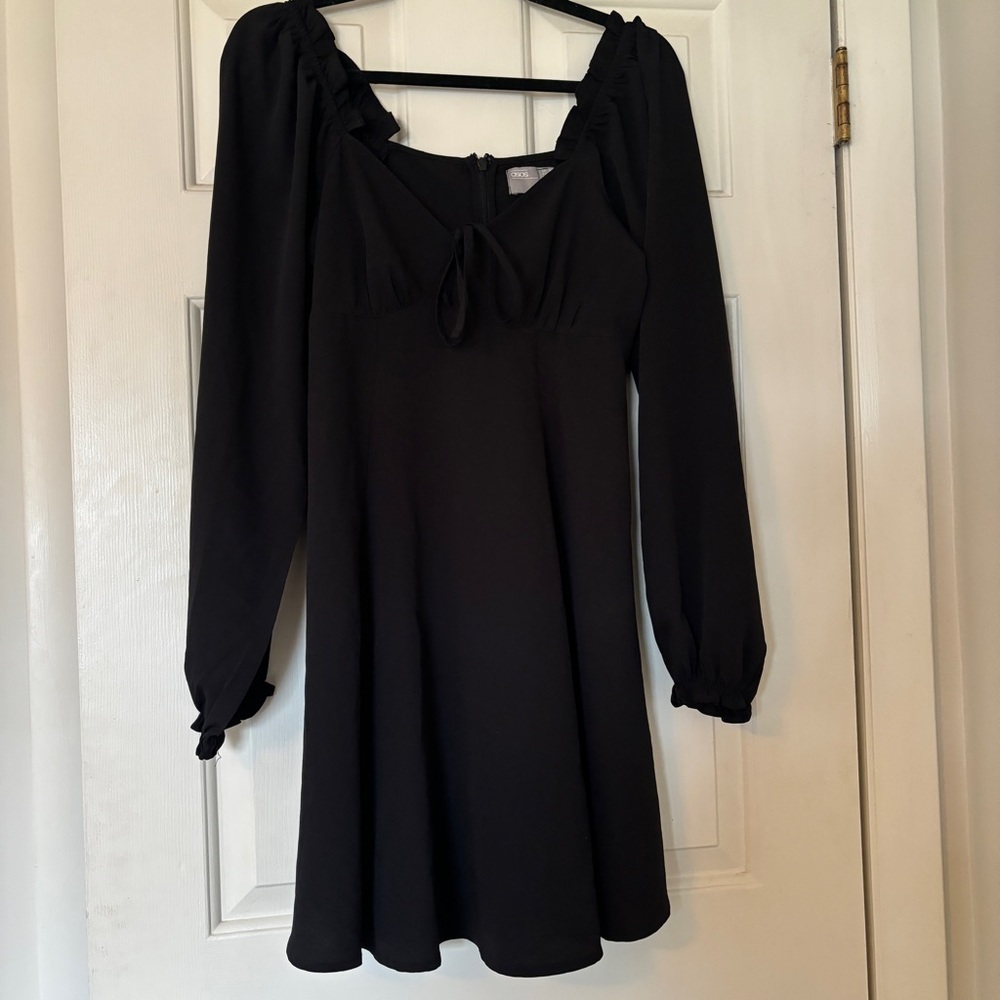 asos black dress